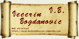 Večerin Bogdanović vizit kartica